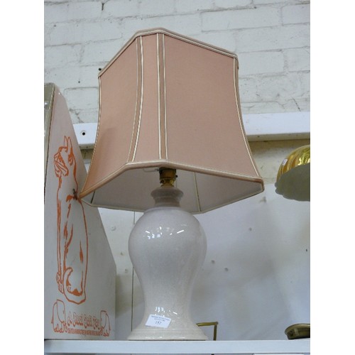 152 - A LARGE CERAMIC LAMP