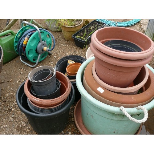 328 - LARGE SELECTION OF PLANT POTS