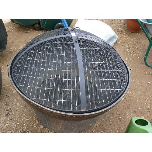 329 - LARGE METAL FIRE PIT