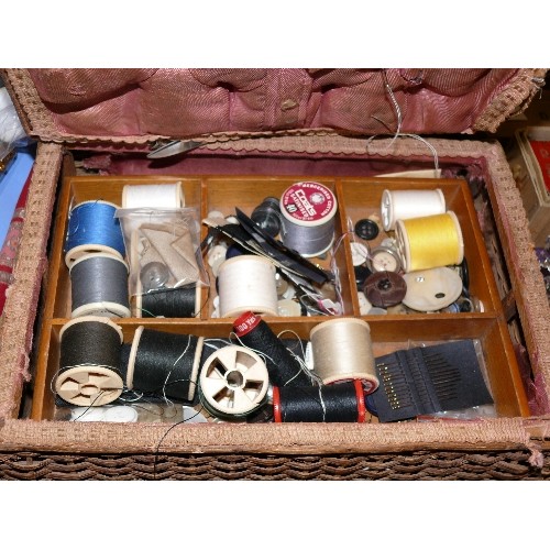 267 - A LARGE SELECTION OF VARIOUS SEWING ITEMS