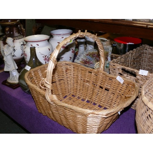 200 - LARGE WICKER BASKET