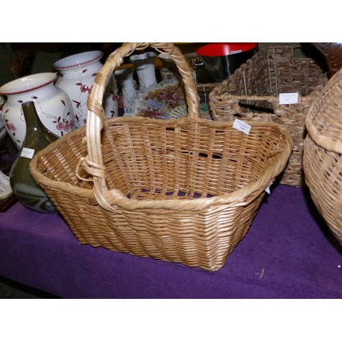 200 - LARGE WICKER BASKET