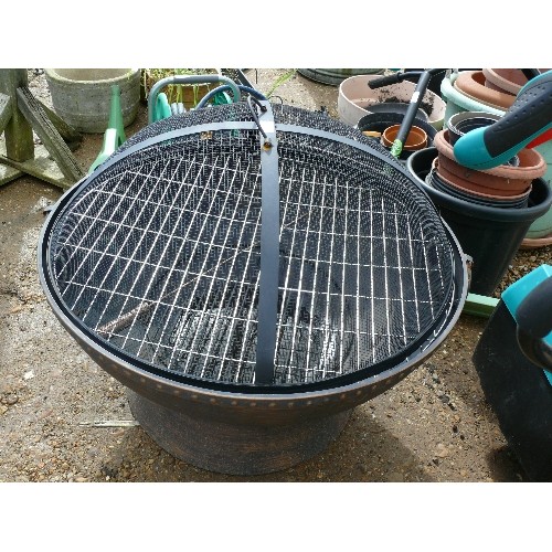 329 - LARGE METAL FIRE PIT