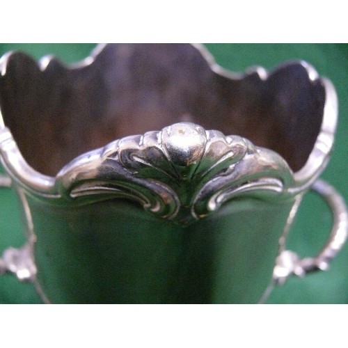 4 - SILVERPLATE ORNATE CHAMPAGNE HOLDER