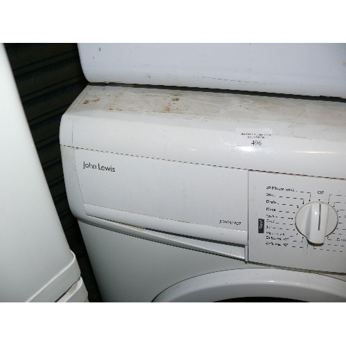 496 - JOHN LEWIS WASHING MACHINE JLWMI 407