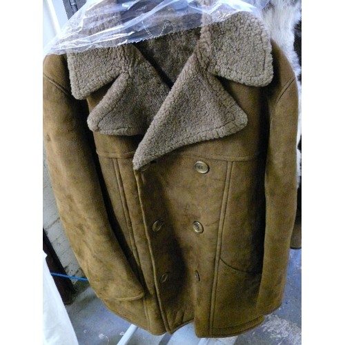 531 - BROWN LAMBSKIN, MORELANDS COAT