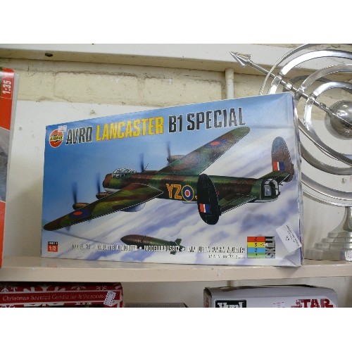 85 - A BOXED AVRO LANCASTER B1 SPECIAL AIRFIX MODEL KIT 1:72 SCALE