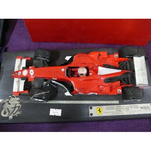 125 - A LIMITED EDITION MODEL OF MICHAEL SCHUMACHER SHANGHAI GRAND PRIX OF CHINA 2006 PLUS A MERCEDES BENZ... 