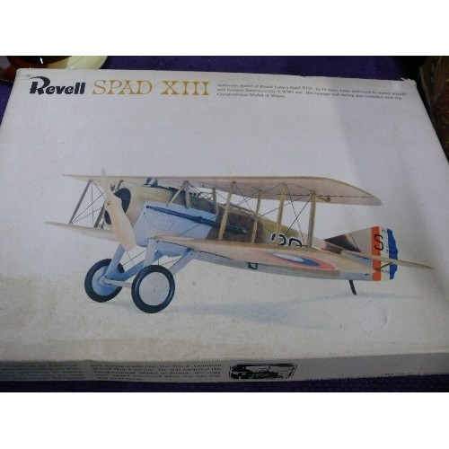 148 - A NEW AND SEALED 1:72 SCALE AIRFIX MODEL KIT OF ROYAL AIRCRAT FACTORY R.E.8 PLUS A REVELL MODEL KIT ... 