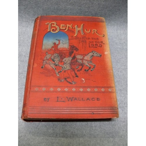 103 - A VINTAGE COPY OF 'BEN HUR-A TALE OF THE TIME OF OUR LORD', BY L. WALLACE