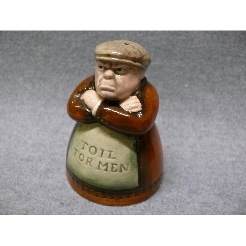 7 - ROYAL DOULTON 'VOTES FOR WOMEN' AND 'TOIL FOR MEN' CRUET SET