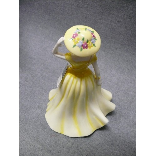 9 - ROYAL DOULTON FIGURINE 'SPRINGTIME' WITH ORIGINAL BOX