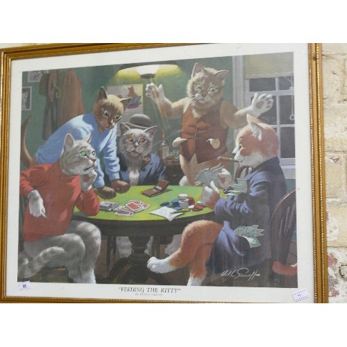 197A - 'SNOOKER ROOM' PRINTS INCLUDING 'JACK THE RIPPER' AND 'FEEDING THE KITTY' BY ARTHUR SARNOFF.