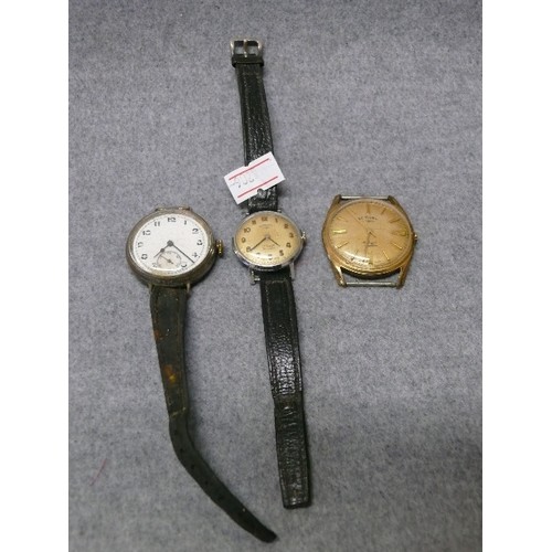 17 - A COLLECTION OF WATCHES 1/ GENTS ROTARY 1960`ISH 21 JEWELS WORKING 2/ LOVELY OLD WATCH 1910-20`ISH C... 