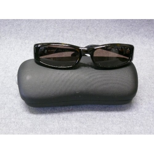 36 - A PAIR OF BLUEBOY SUNGLASSES IN A CHANEL GLASSES CASE