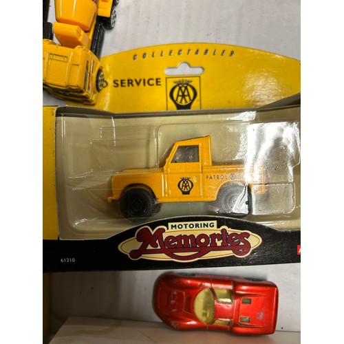 214 - A BOX OF COLLECTORS VEHICLES TO INCLUDE DINKY AND CORGI