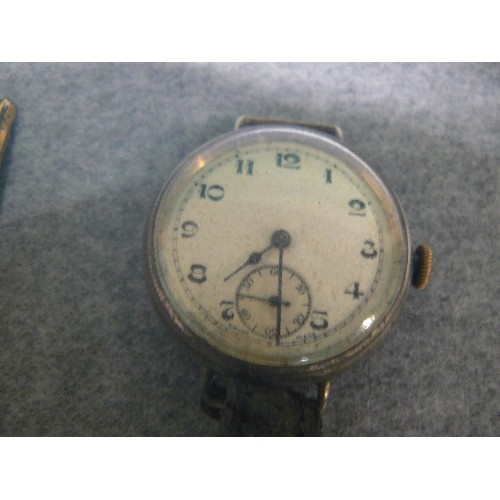 17 - A COLLECTION OF WATCHES 1/ GENTS ROTARY 1960`ISH 21 JEWELS WORKING 2/ LOVELY OLD WATCH 1910-20`ISH C... 