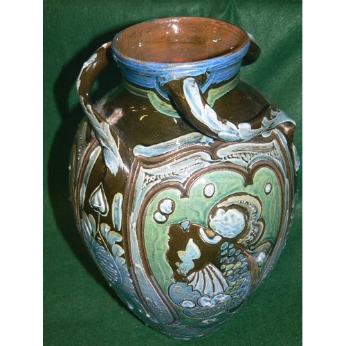 26 - A LARGE CHARLES BRANNAM POTTERY VASE