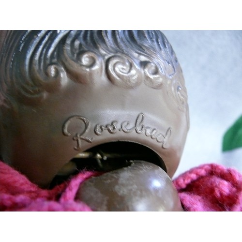 69 - A 1950'S BLACK BABY DOLLY BY ROSEBUD, MADE IN ENGLAND.