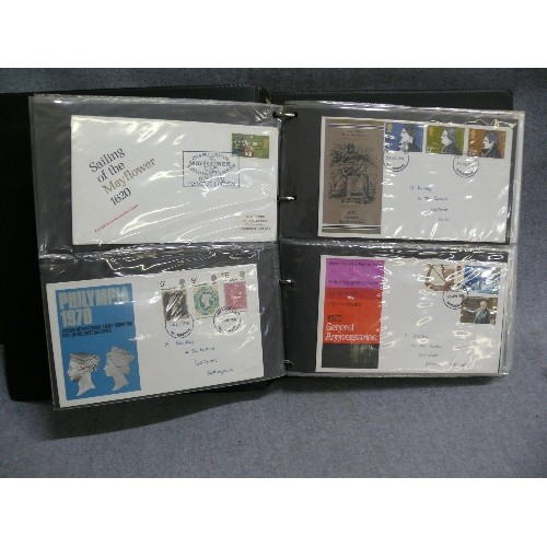 104 - AN ALBUM CONTAINING 80 DIFFERENT FIRST DAY COVERS 1965-2003