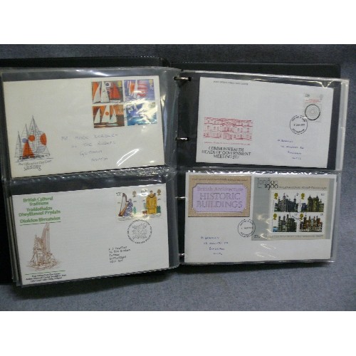 104 - AN ALBUM CONTAINING 80 DIFFERENT FIRST DAY COVERS 1965-2003