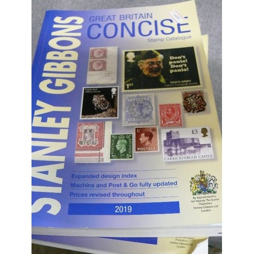 105 - A COLLECTION OF 3 STANLEY GIBBONS STAMP ALBUMS  2015, 2016 & 2019