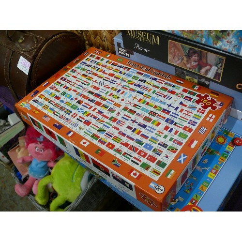 120 - A LARGE SELECTION OF VARIOUS GOOD QUALITY PUZZLES, SOME NEW AND SEALED