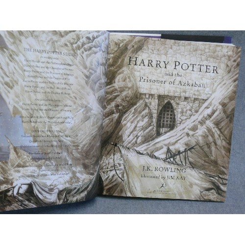 85 - A LARGE UNUSUAL HARDBACK COPY OF HARRY POTTER AND THE PRISONER OF AZKABAN BY J.K. ROWLING VERY NICE ... 