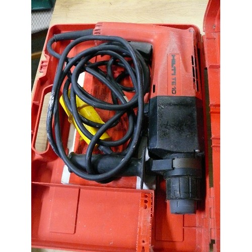 188 - HILTI TE10 WORKING HAMMER DRILL