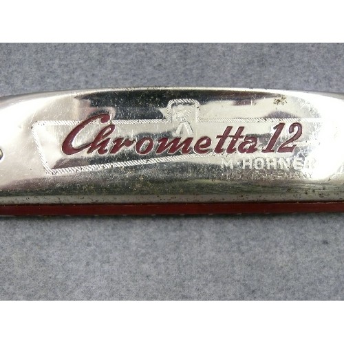 13 - A CHROMETTA 12 HOHNER HARMONICA