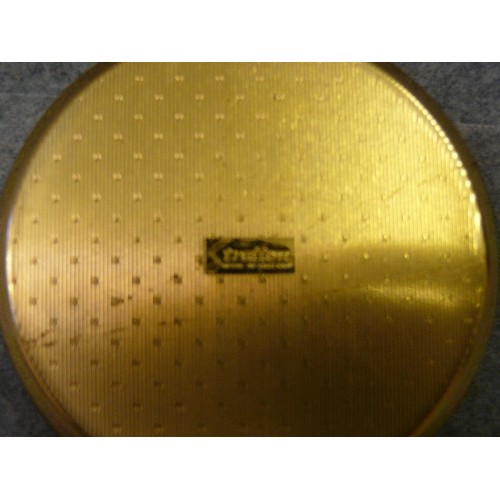 20 - A STRATTON COMPACT AND A HEAVY CIGARETTE CASE