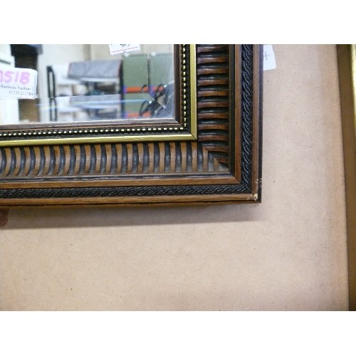 151B - WOODEN FRAMED BEVELL EDGED MIRROR