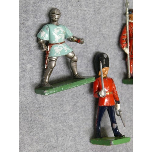 3 - COLLECTION OF 'BRITAINS' TOY SOLDIERS DISPLAY ITEMS