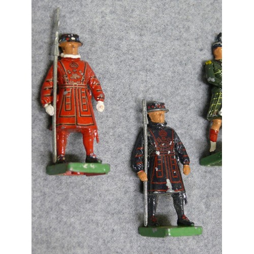 3 - COLLECTION OF 'BRITAINS' TOY SOLDIERS DISPLAY ITEMS