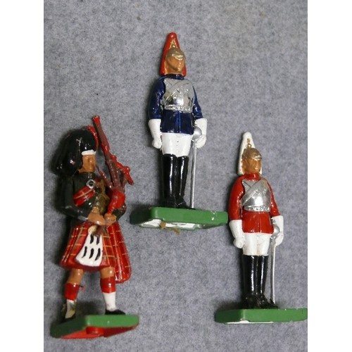 3 - COLLECTION OF 'BRITAINS' TOY SOLDIERS DISPLAY ITEMS