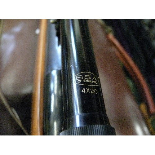 169 - A BSA AIR SPORTER WITH SCOPE IN A SOFT CASE