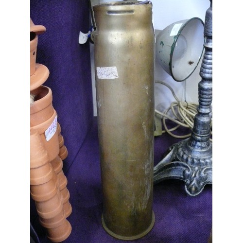 205 - 1940 ARTILLERY SHELL CASE 420MM X 105MM