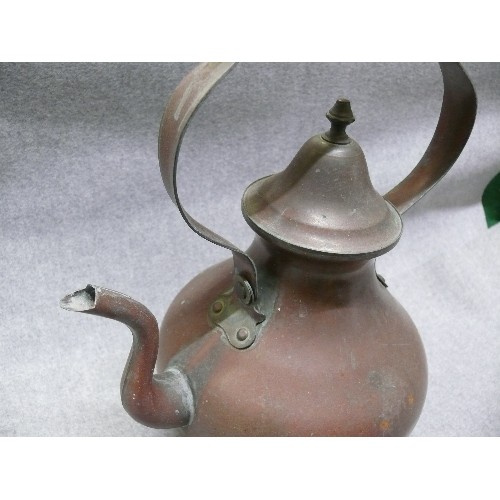 221 - OLD ORNAMENTAL KETTLE