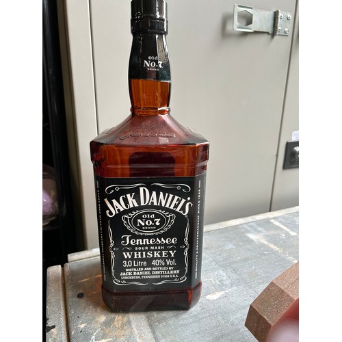 485 - 3L JACK DANIELS OLD TENNESSE WHISKEY BOTTLE (EMPTY)