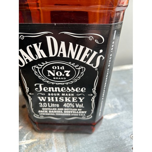 485 - 3L JACK DANIELS OLD TENNESSE WHISKEY BOTTLE (EMPTY)