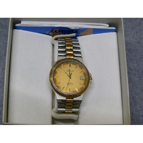 2 - A VINTAGE TISSOT SEASTAR GENT'S WATCH IN TISSOT BOX