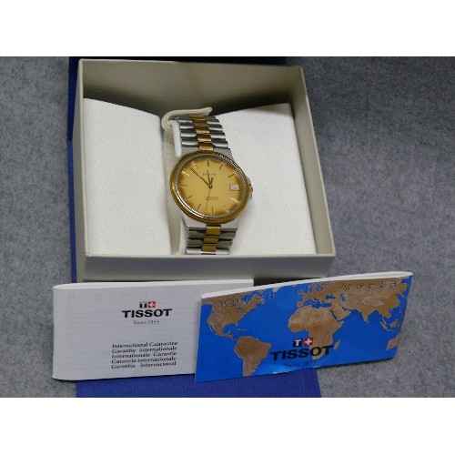 2 - A VINTAGE TISSOT SEASTAR GENT'S WATCH IN TISSOT BOX