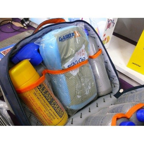 111 - GARDXX EMERGENCY KIT TO INCLUDE GLASS GUARD, CONSERVER, WASH AND WAX, BIRD DROPPING REMOVER AND MORE... 