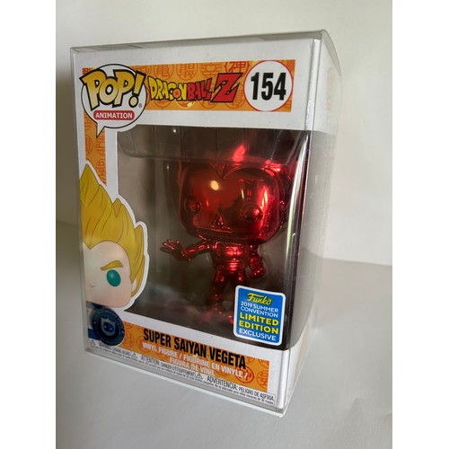 177 - DRAGONBALL FUNKO POPS ANIMATION FIGURE 154 RED CHROME LIMITED EDITION 