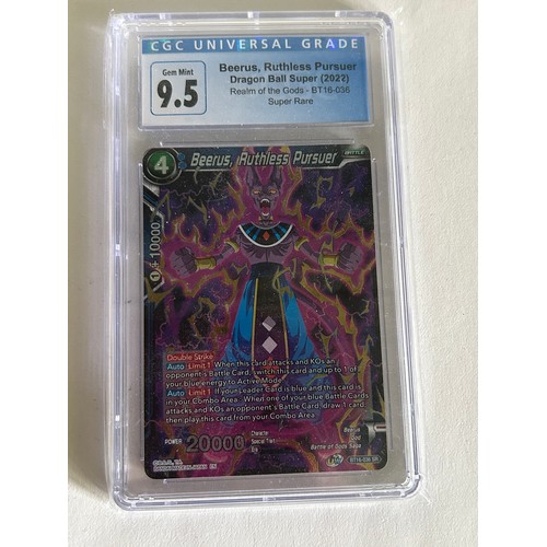 190 - GRADED DRAGON BALL CARD BY CGC 