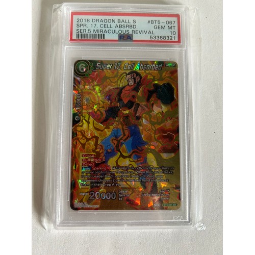 183 - GRADED DRAGON BALL CARD, 