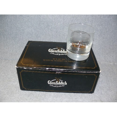 168A - A SET OF 6 GLENFIDDICH WHISKY TUMBLERS IN ORIGINAL BOX