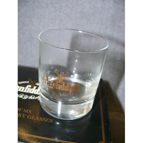 168A - A SET OF 6 GLENFIDDICH WHISKY TUMBLERS IN ORIGINAL BOX