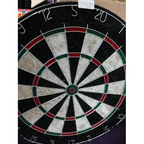 210 - A DARTBOARD, NEVER BEEN USED