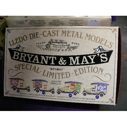 232 - LLEDO DIE-CAST MODELS BRYANT & MAY'S 'SPECIAL LIMITED EDITION' BOXED SET